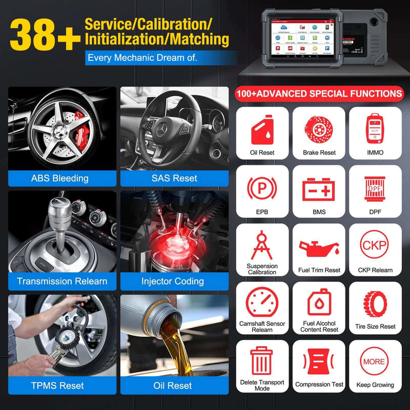 LAUNCH X431 CRP919E BT Auto Car Diagnostic Scanner All System CANFD Key  Coding