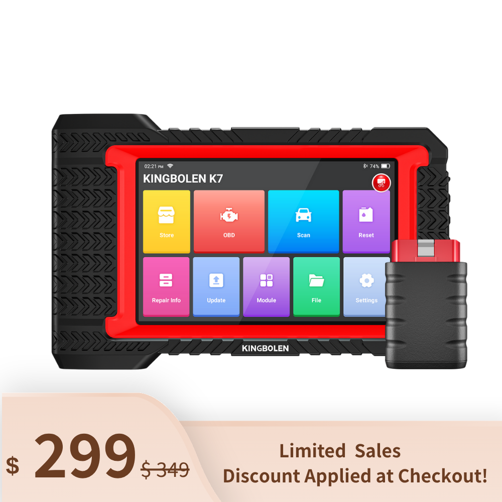 KINGBOLEN® K7 All Systems Bidirectional Test Bluetooth OBD2 Scanner with Lifetime Free Update