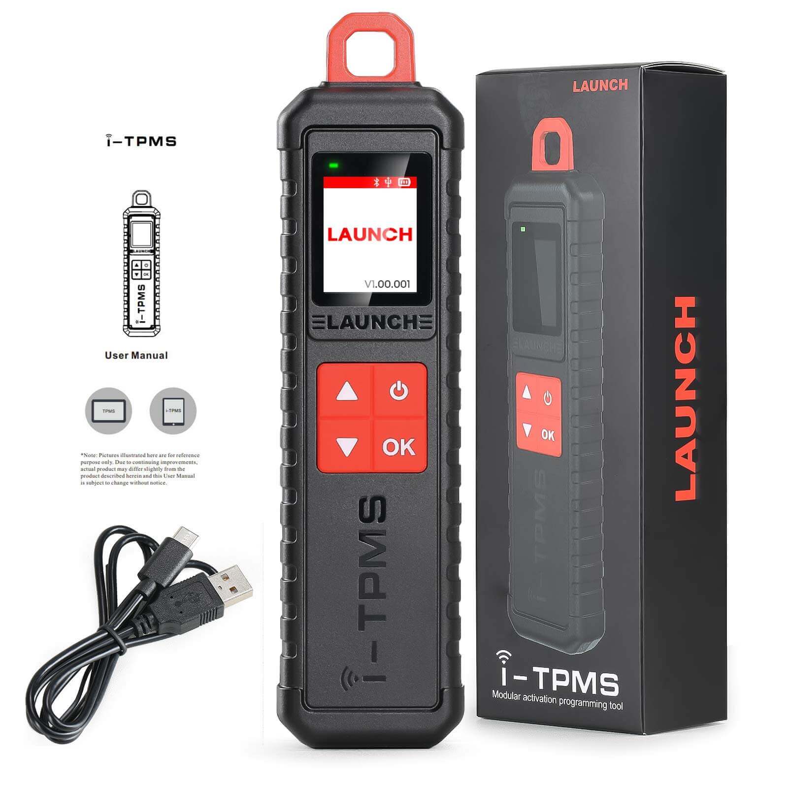 2024 Launch X431 i-TPMS Tire Pressure Detector Upgraded of TSGUN Work with Launch X431 V, V+, PRO3S+, Pro3, Pro5 and PAD V