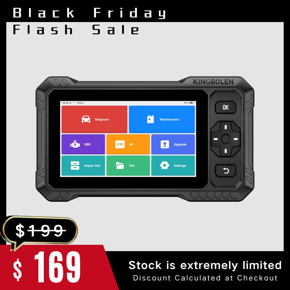 KINGBOLEN S6 ELITE 2025 Free Updates Full System Bi-Directional OBD2 Scanner