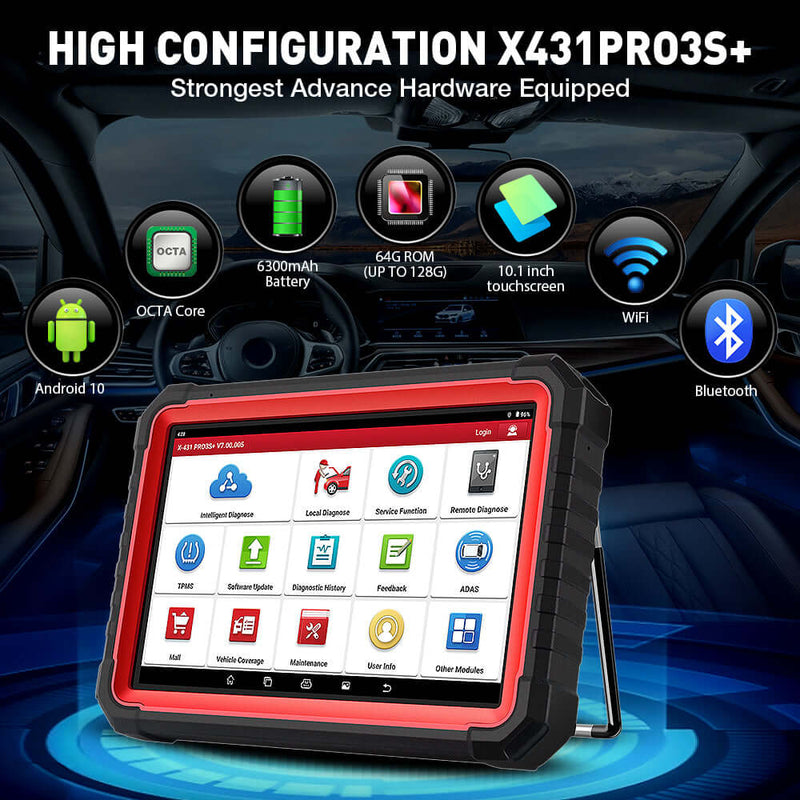 LAUNCH® X431 PRO3S+ V5.0 Car All Systems Professional  OBD2 Scanner