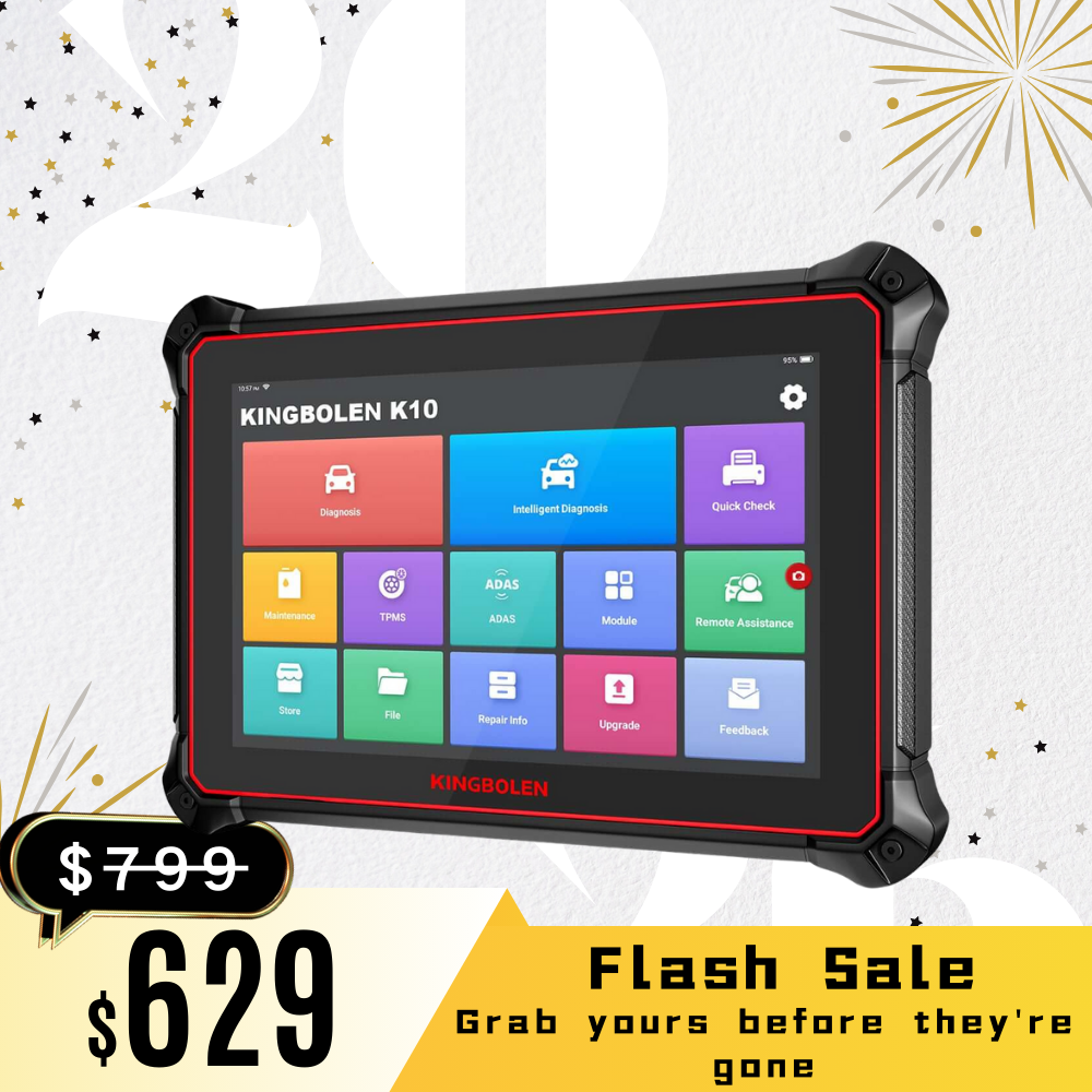 KINGBOLEN® K10 ECU Coding And Bidirectional OBD2 Scanner