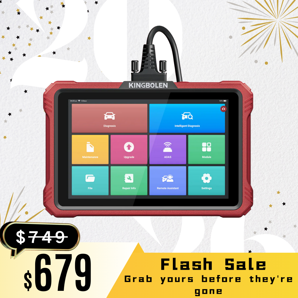 2025 Kingbolen K10 Elite CANFD&Doip Obd2 Scanner 40+ Resets All System Car Diagnostic Tools With ECU Coding Active Test Guide Function