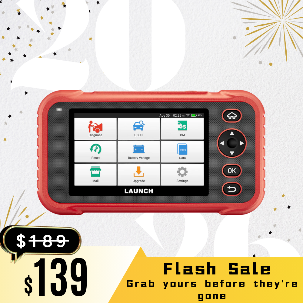 LAUNCH CRP123E Plus Elite OBD2 Scanner – All-System Diagnostic Tool with Oil Reset, SAS Calibration, Throttle Adaptation, Battery Test, Auto VIN, FCA AutoAuth, Free Lifetime Updates