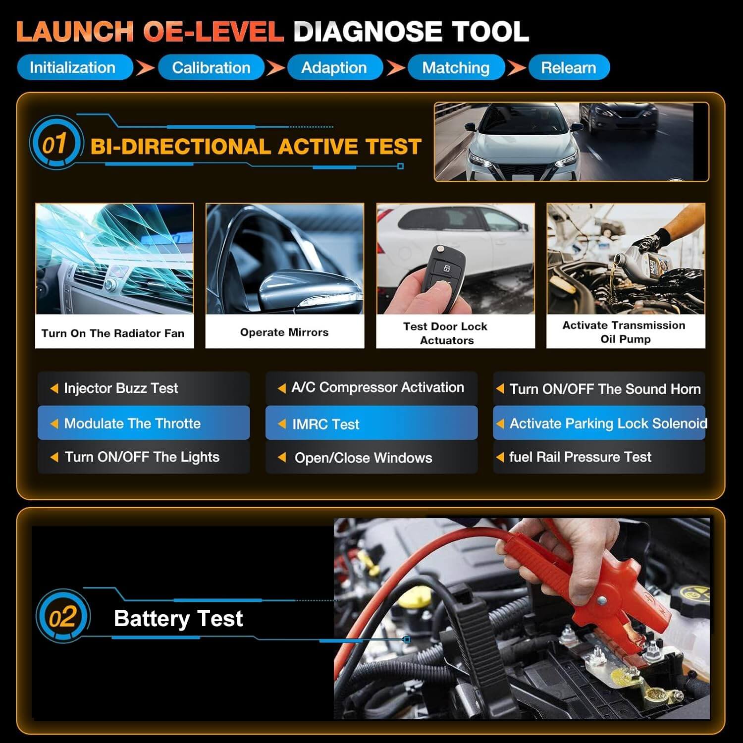 LAUNCH X431 Creader Elite For Nissan for Infiniti Bi directional Diagnostic Scanner ALL System Code Reader(Support Infiniti, Nissan GTR, Dongfeng Nissan, Venucia)