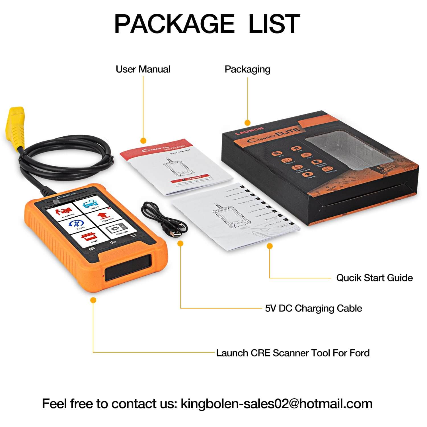 LAUNCH X431 Creader Elite BMW OBD2 Scanner