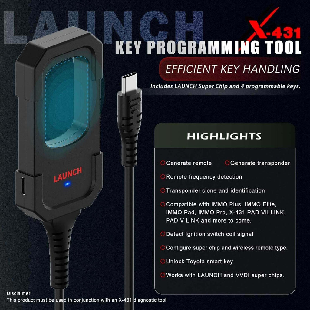 Launch X431 Key Programmer & Universal Remote Bundle