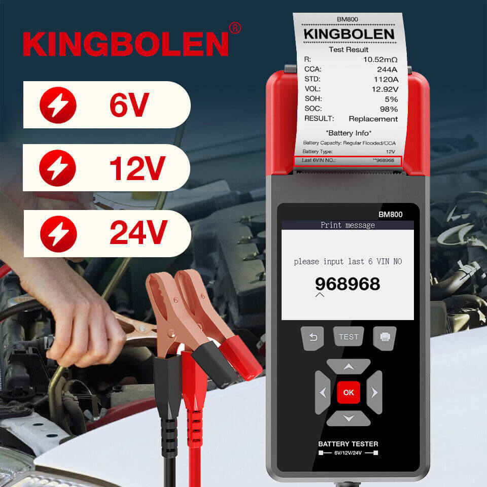 Honda Testmate Mini Battery & Charging Tester – 12V, 08M51-EWA-800ZA, Made In Japan