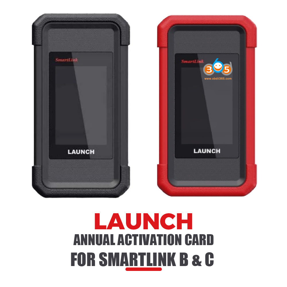 Launch X431 Annual Activation Card for Smartlink B or Smartlink C [1 Year Validity]