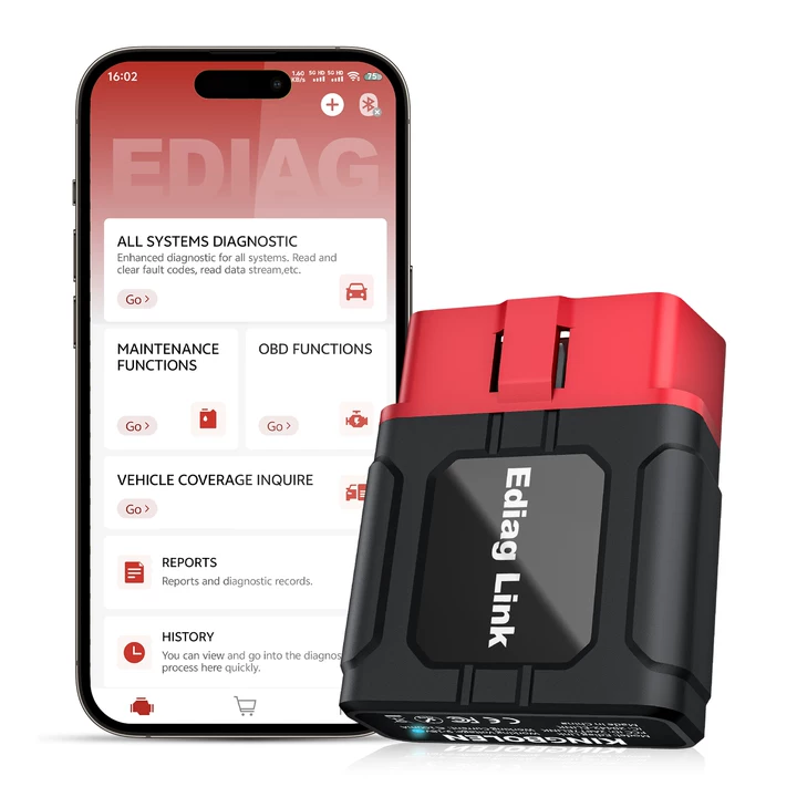 KINGBOLEN Ediag Link All-System Diagnostic Tool with Bi-Directional Control & CAN FD/FCA Support