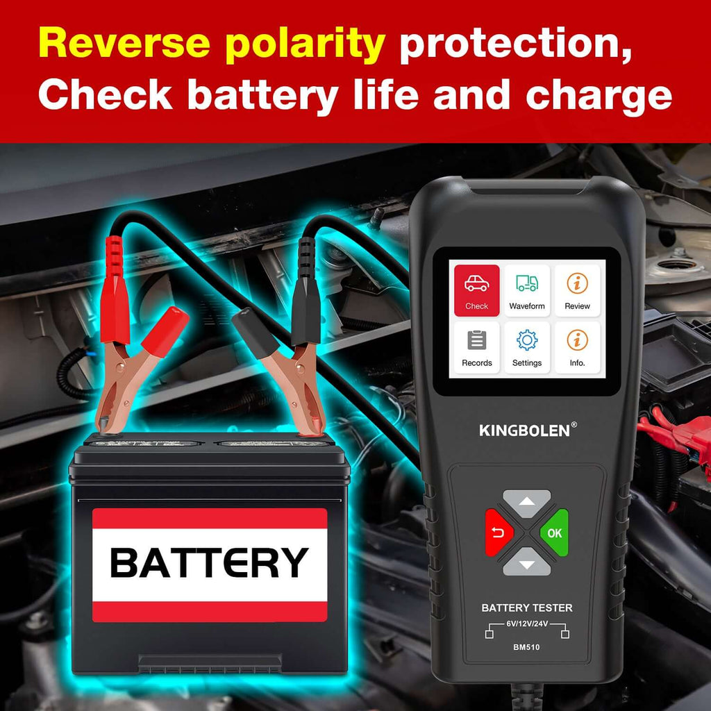 Kingbolen Car Battery Tester Battery System Detect Auto Analyzer