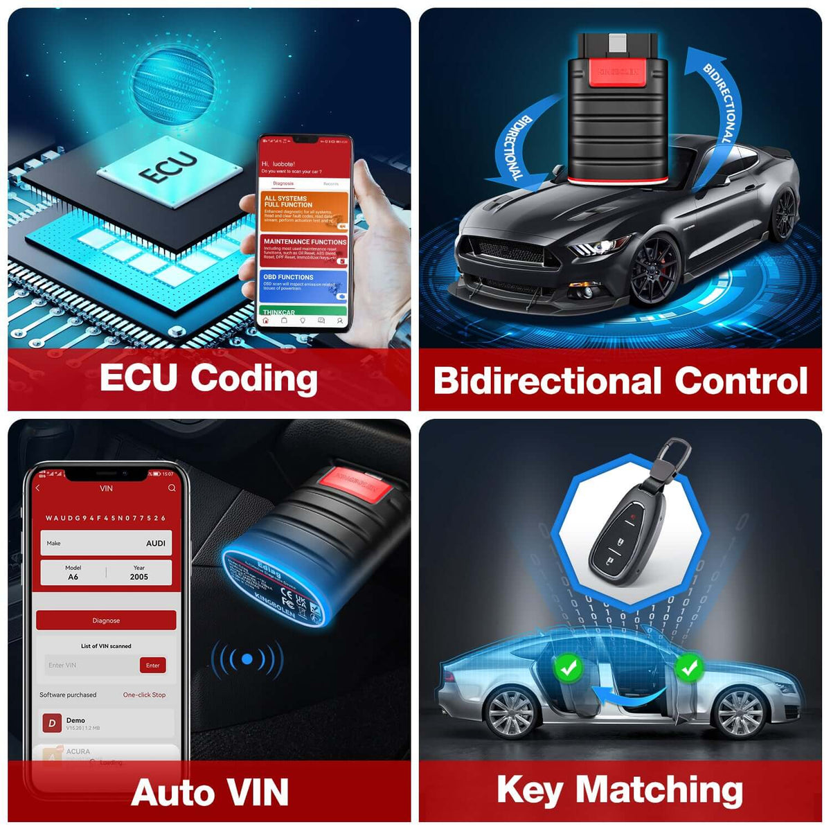 2024 Newest K8 Auto OBD2 Scanner Bidirectional Diagnostic Tool Key Programming e 2024 Newest K8 Auto OBD2 Scanner Bidirectional Diagnostic Tool Key Programming e