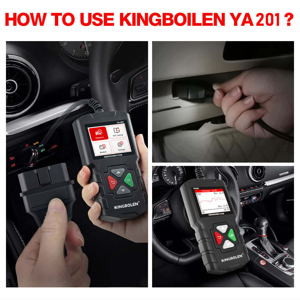 How to use KINGBOLEN YA201 OBD2 Scanner,Easy to use
