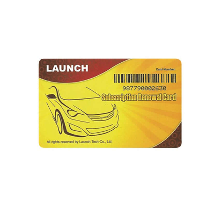LAUNCH Renewal Card for LAUNCH X431 PAD III and X431 PAD V
