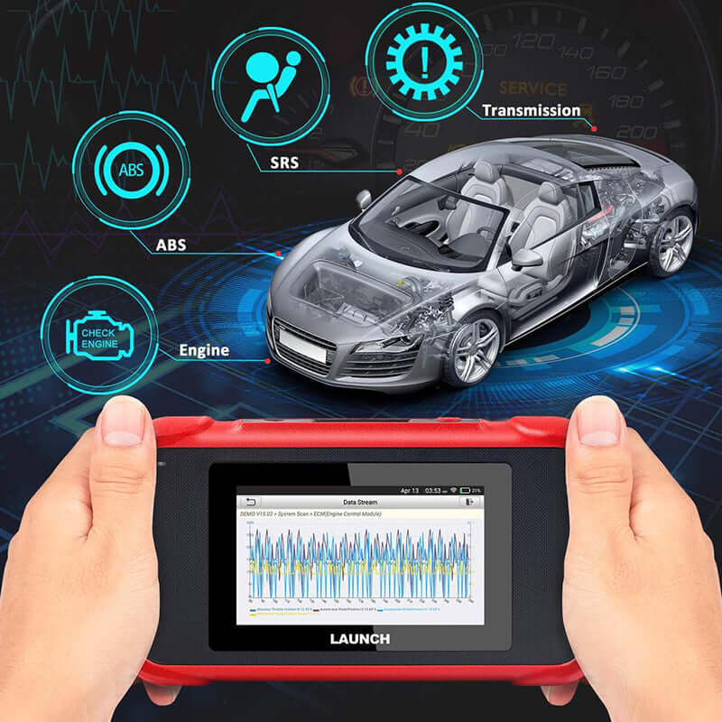 LAUNCH X431 CRP123E ABS SRS Engine Car OBD2 Scanner Code Reader Diagnostic  Tool