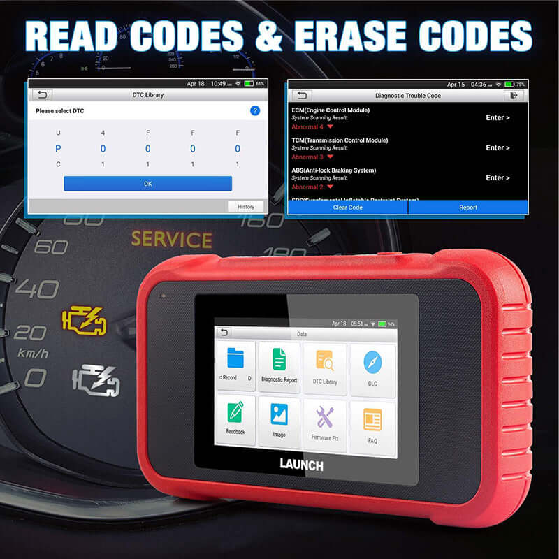 Launch OBD2 Scanner CRP123E- Engine/ABS/SRS/Transmission Diagnostic Scan Tool with Battery Test
