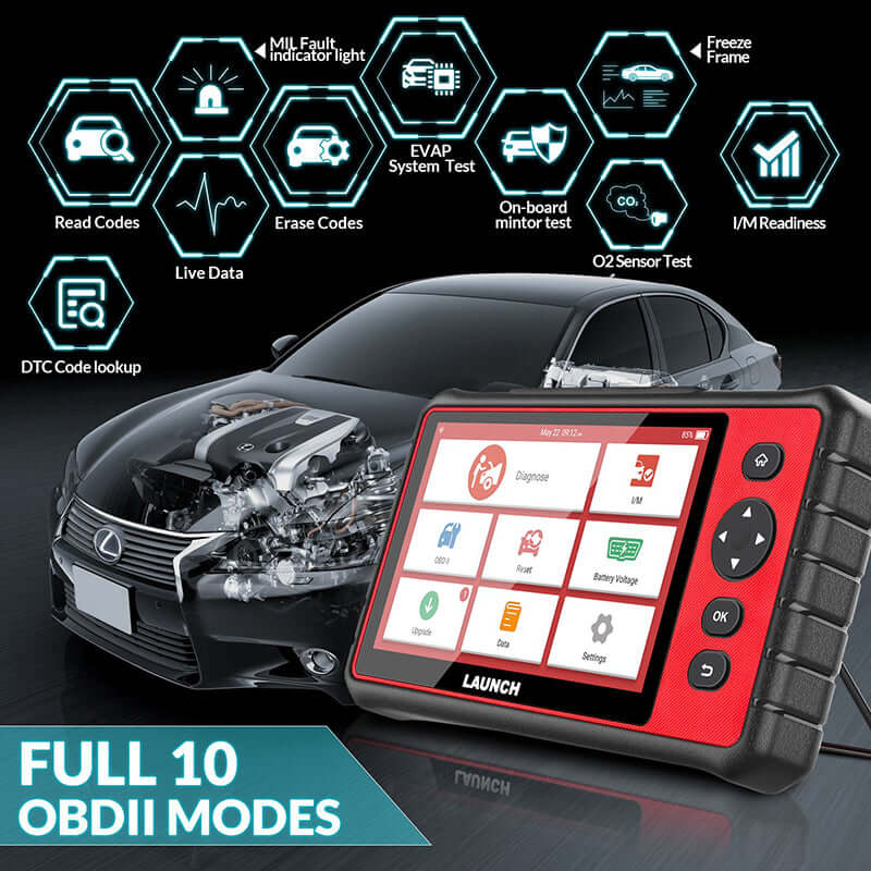 LAUNCH CRP909E All System Code Reader,Full OBD2 Functions