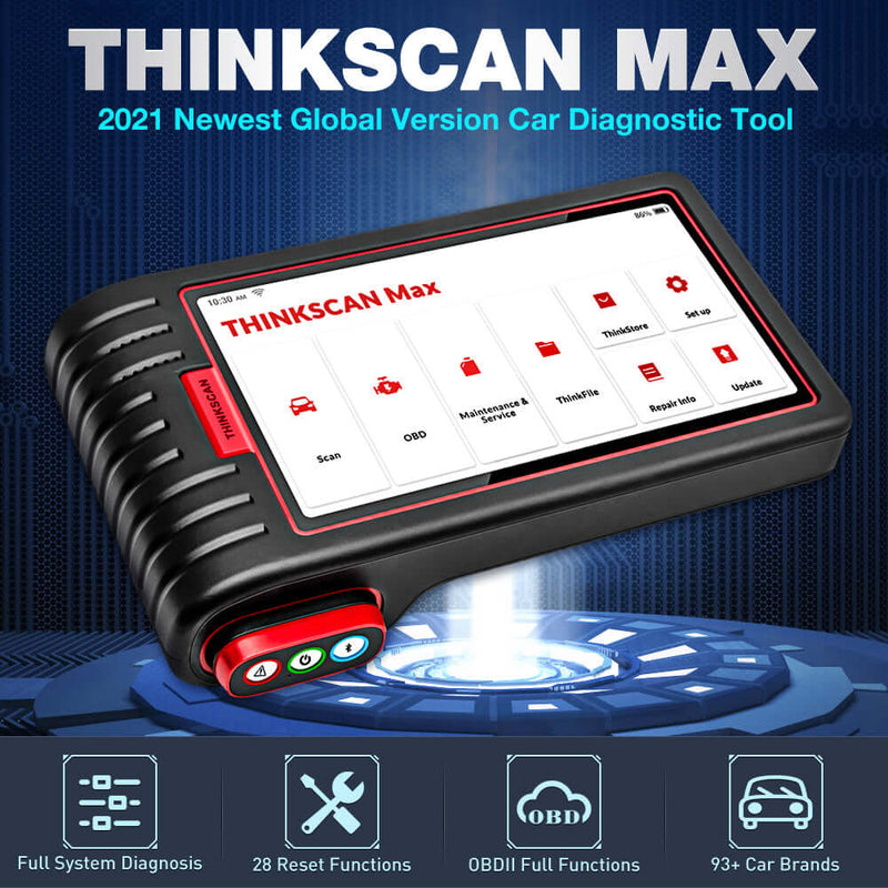 THINKCAR Thinkscan Max OBD2 Scanner with 28 Reset Functions