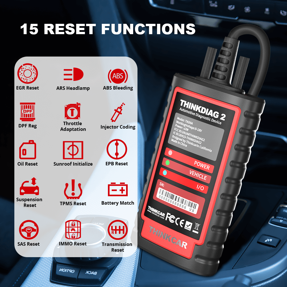 Think Car THINKCAR ThinkDiag 2 CAN FD OBD2 Scanner With ECU Coding